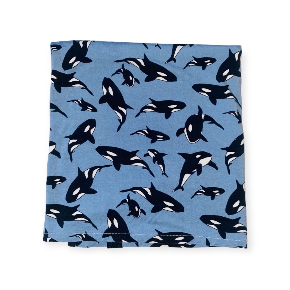 Sweet Bamboo Orca Swaddle